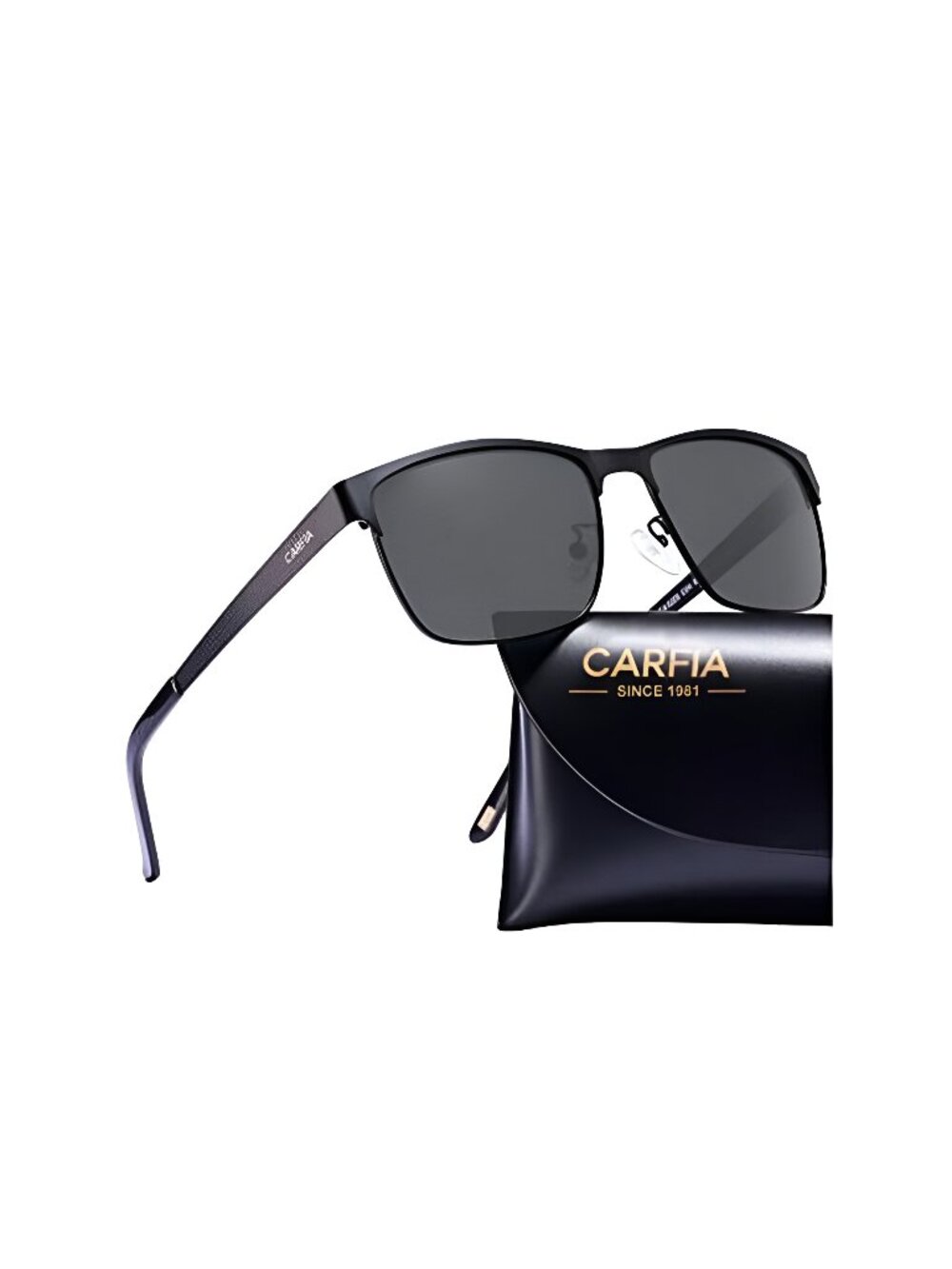 Metal Mens Sunglasses Polarized UV400 Protection for Driving Fishing Hiking